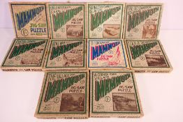 Ten vintage Mammoth Jig-saw Puzzles,