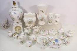 A collection of Aynsley ornamental wares