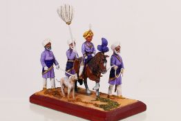 A high quality hand painted one-of-a-kind military diorama created by a skilled semi-professional