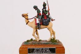 A high quality hand painted and hand-crafted colonial-era military model created by a skilled