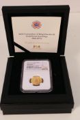 Charles III Coronation 22 carat Gold Coin, 2023 Tristan da Cunha,