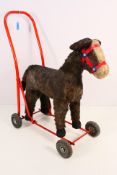 Lines Brothers Ireland - A charming mid century push along horse made in Ireland by Lines Brothers