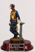 A high quality one-of-a-kind hand painted military model created by a skilled semi-professional