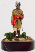 A high quality one-of-a-kind hand painted military model created by a skilled semi-professional