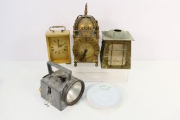 Two quartz movement clocks, a British Ra