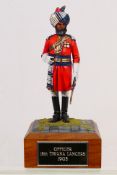 A high quality hand painted one-of-a-kind military model created by a skilled semi-professional