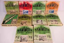 Ten boxed vintage Mammoth Jig-saw Puzzled, all over 400 pieces to include Corfe Castle, Car Racing,