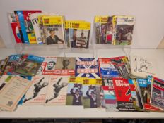 A collection of football programmes for cup games, FA Cup, League Cup,