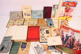 A mixed lot to include postcards, variou