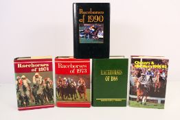 Horse Racing Interest - Five hardback Timeform Racing publications comprising Racehorses Of 1973,