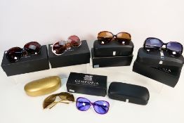 Three boxed pairs of Gemporia sunglasses