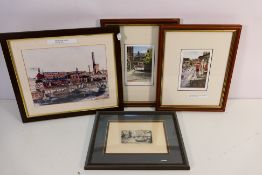 A collection of pencil signed prints to include Geoff Butterworth, Brenda Shaw and other,