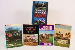 Horse Racing Interest - Five hardback volumes of Chasers & Hurdlers comprising 1976/77, 1977/78,