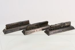 Three Britains paperweight locomotives comprising London & North Eastern Railway Cock O' The North