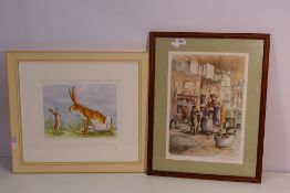 Two limited edition prints comprising Gu