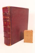 A family bible and a book of common prayer.