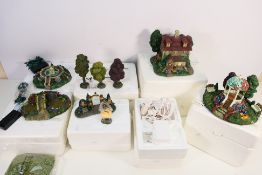Hawthorne Village - Hamilton Collection Lamplight Village pieces to include Wiltshire Pastry Shop,