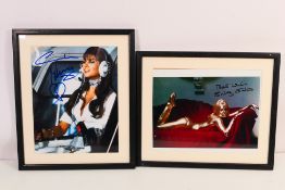 James Bond 007 - Two signed colour photographic images depicting Naomi (The Spy Who Loved Me) and