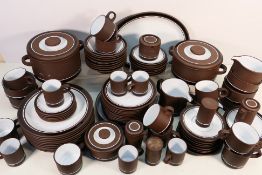 A collection of Hornsea dinner and tea wares, approximately 98 pieces. [2].