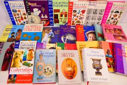 A collection of antique and collector's reference books to include Directory Of European Porcelain,