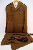A British Army Officers No 2 Dress Uniform bearing Princess Of Wales Royal Regiment (Queens