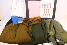 Lot comprising military uniform to include man's No 2 Dress Uniform and other,