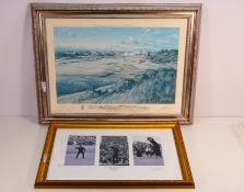 Golfing Interest - A limited edition Graeme Baxter print depicting Royal Birkdale Golf Club,