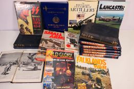 A collection of military related publications, two boxes. [2].