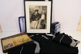 Lot to include a framed picture, The British Workman, Oh, This Hard Lump,