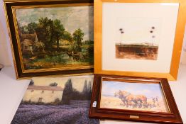 Four prints to include works after James Wiens, Richard Barrett and other,