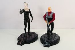 Star Trek - Two Playmates Star Trek figures comprising Borg Queen and Captain Jean-Luc Picard,
