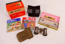 Lot to include a boxed vintage View-Master stereoscope viewer with a small quantity of reels,