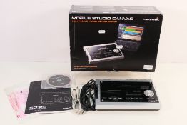 A boxed Roland Mobile Studio Canvas Sound Module & Interface, model SD-50,