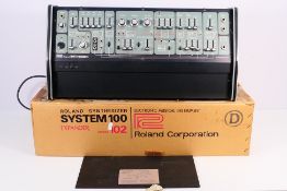 A Roland System 100, model 102 Expander, made in Japan, serial number 691730, circa 1970s,