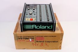 A Roland System 100, model 104 Sequencer, for use with an analogue synthesiser, made in Japan,