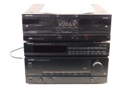 Audio Equipment - Lot to include a Kenwood Stereo Synthesizer Tuner with Stereo Integrated