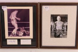 Boxing Interest - Two signed,