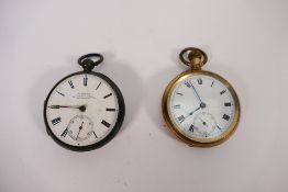 Two pocket watches comprising a Victoria