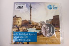 A Royal Mint £100 Fine Silver Coin, 2016