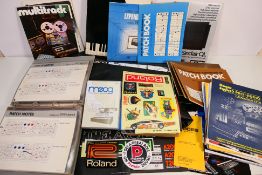 A collection of instruction manuals,