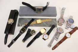 A collection of wristwatches to include Rotary, Roamer and other.