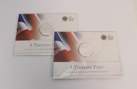 Two factory sealed Royal Mint, 2013, Geo