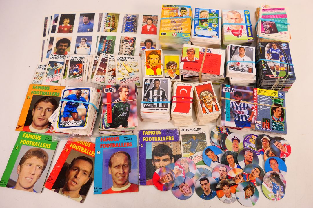 A collection of 1970's and later football related trade cards, - Image 1 of 6