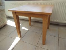 Morris Furniture Co of Glasgow - a modern light oak coffee table, condition unmarked,