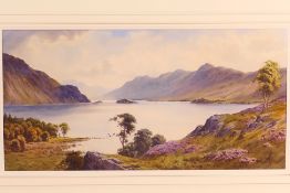Donald A Paton (Edward Horace Thompson 1879 - 1949) - A watercolour lakeside landscape scene with
