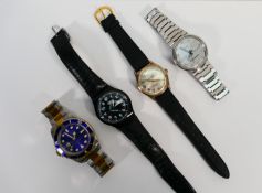 A collection of wristwatches to include