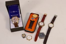 A collection of wristwatches to include a Bradford Exchange Heroes Of The Skies watch (boxed),