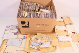 A large quantity of postal covers, predominantly Air Mail, 1960's and later.