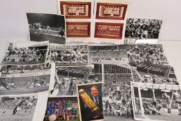 A collection of photographic images relating to Everton Football Club,