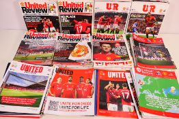 Manchester United Sporting Magazines - 100+ copies of 'United Review' covering dates from 2010